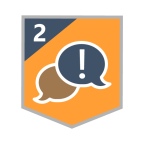  2 of 10 badge